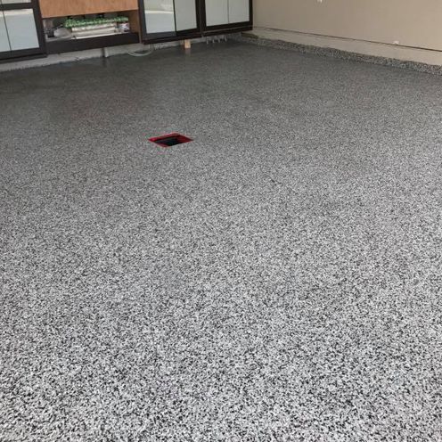 how to clean salt off garage floor